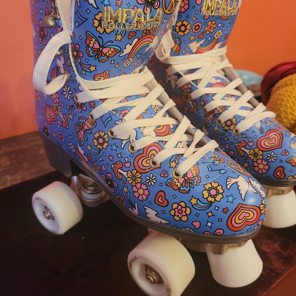 Colorful Roller Skates with Fun Patterns